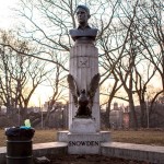 Renegade Edward Snowden Monument Erected (and Quickly Removed) in Brooklyn Park